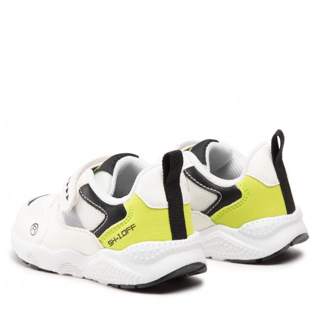 Sneakers SHONE - 10260-021 White/Yellow Fluo