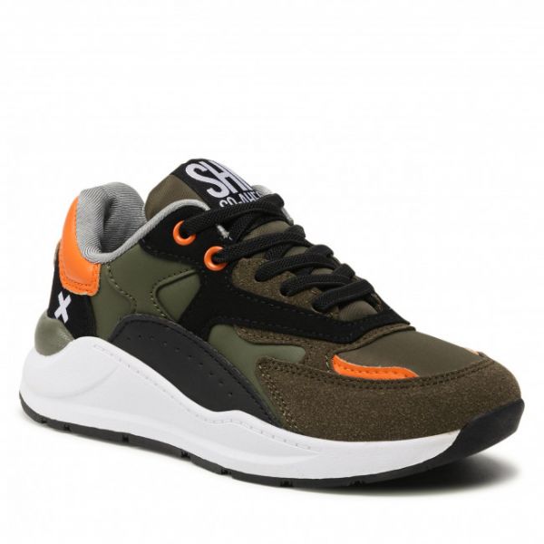 Sneakers SHONE - 3526-019 Military Sneakers SHONE - 3526-019 Military