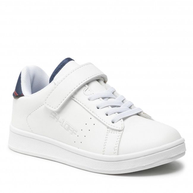 Sneakers SHONE - 15012-130 White Navy/Red