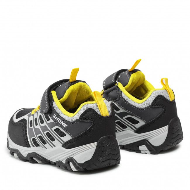 Sneakers SHONE - 7911-002 Grey/Yellow