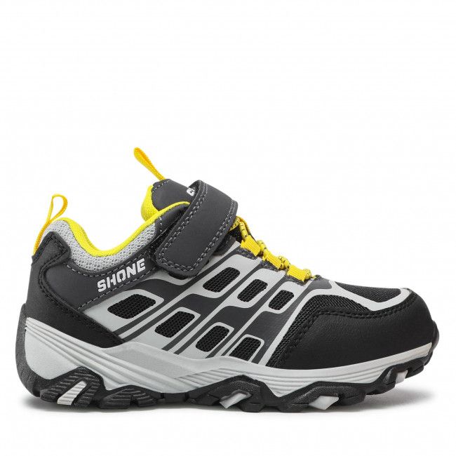 Sneakers SHONE - 7911-002 Grey/Yellow