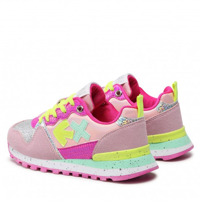 Sneakers Shone - 617K-025 Pink/Multicolor