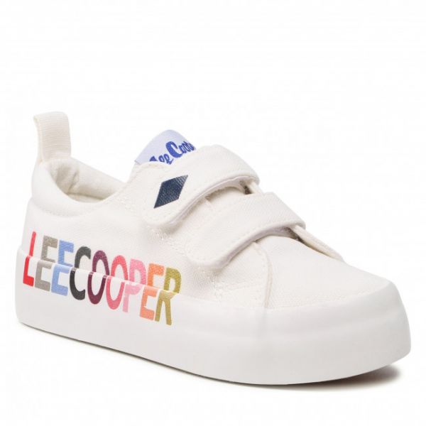 Sneakers Lee Cooper - LCW-22-44-0809K White Sneakers Lee Cooper - LCW-22-44-0809K White