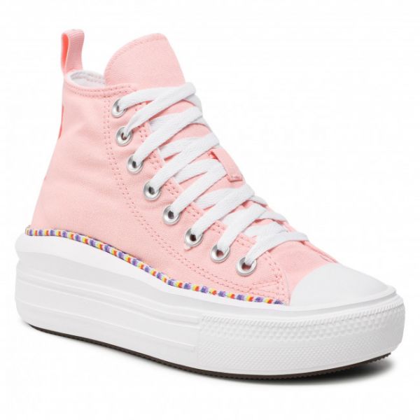 Scarpe da ginnastica CONVERSE - Ctas Move Hi 272853C Storm Pink/Washed Indigo/White Scarpe da ginnastica CONVERSE - Ctas Move Hi 272853C Storm Pink/Washed Indigo/White