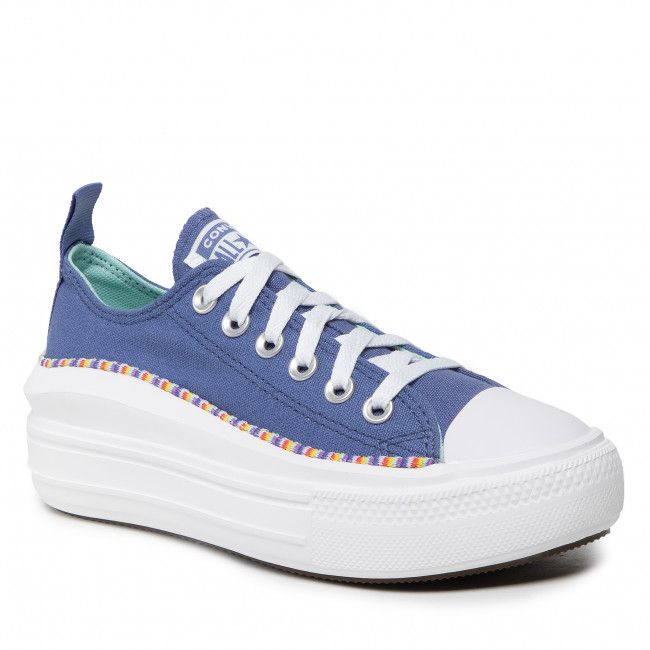 Scarpe da ginnastica CONVERSE - Ctas Move Ox 272854C Washed Indigo/Light Dew/White