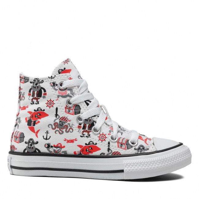 Scarpe da ginnastica CONVERSE - Ctas Hi 372874C White/University Red/Black