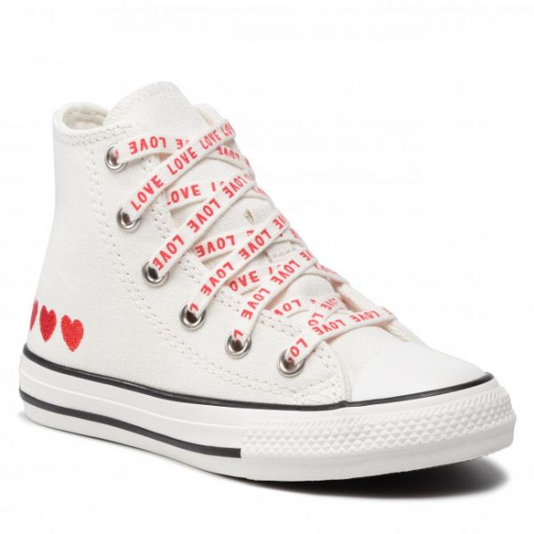 Scarpe da ginnastica CONVERSE - Ctas Hi A01604C Vintage White/University Red Scarpe da ginnastica CONVERSE - Ctas Hi A01604C Vintage White/University Red