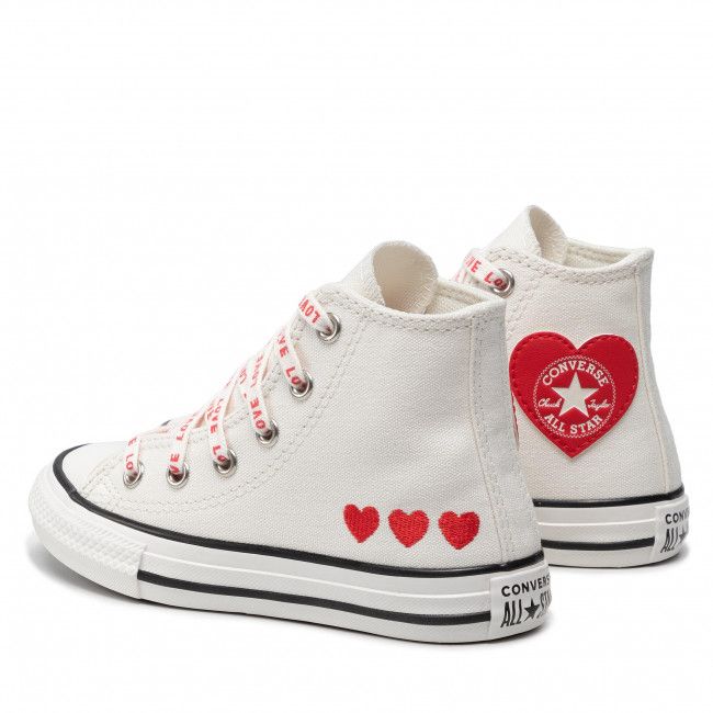 Scarpe da ginnastica CONVERSE - Ctas Hi A01604C Vintage White/University Red