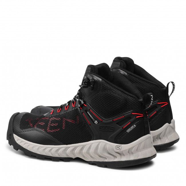 Scarpe da trekking Keen - Nxis Evo Mid Wp 1025908 Black/Red Carpet