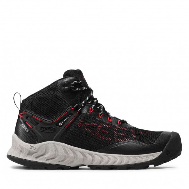 Scarpe da trekking Keen - Nxis Evo Mid Wp 1025908 Black/Red Carpet