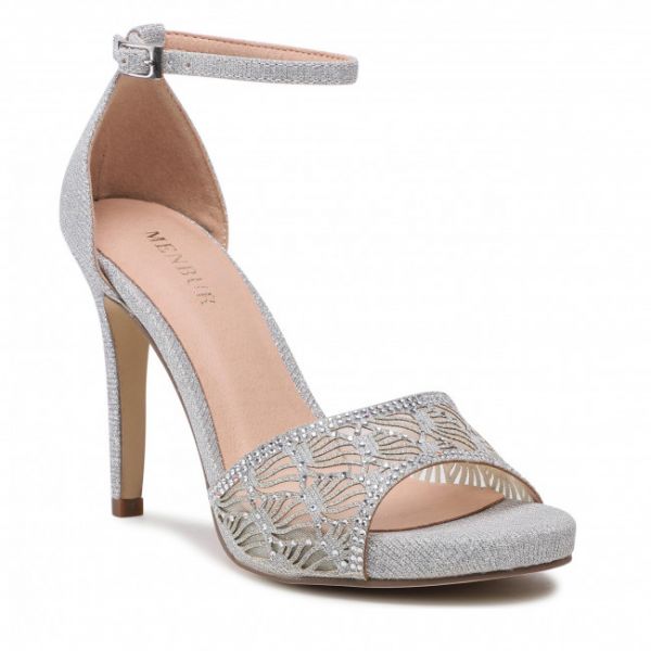 Sandali MENBUR - 23166 Silver 0009