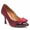 Scarpe stiletto SAGAN - 4477 Bordowy Welur/Bordowy Lakier