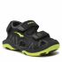 Sandali BAGHEERA - Flux 86552-2 C0131 Black/Lime