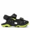 Sandali BAGHEERA - Flux 86552-2 C0131 Black/Lime