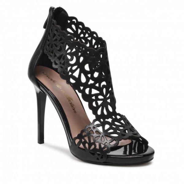 Sandali ROBERTO - 2700 Czarny Lico