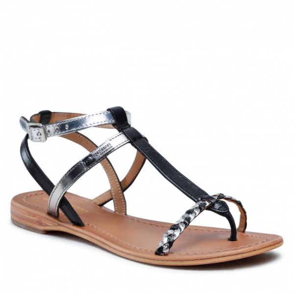 Sandali LES TROPEZIENNES - Hilatres C19036 Black/Silver Sandali LES TROPEZIENNES - Hilatres C19036 Black/Silver