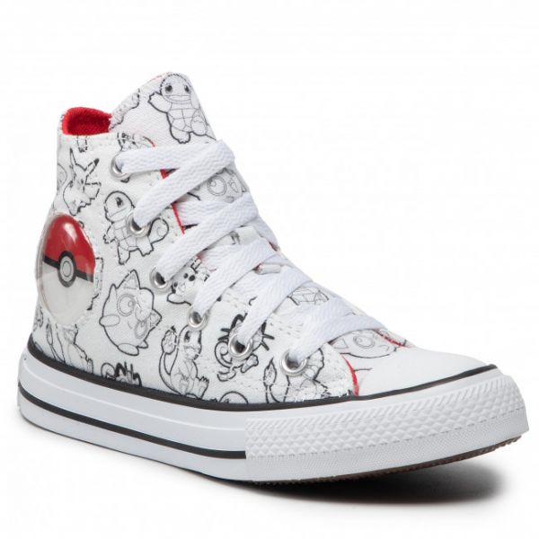 Scarpe da ginnastica Converse - Ctas Hi A01230C White/Black/University Red Scarpe da ginnastica Converse - Ctas Hi A01230C White/Black/University Red