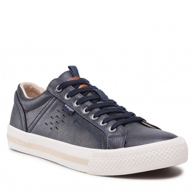 Sneakers Wrangler - Clay Vegan WM21040A Navy 016