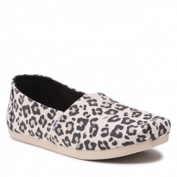 Scarpe basse TOMS - Alpargata 10017747 Egret Snow Leopard Print