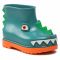 Wellington Melissa - Mini Melissa Rain Boot + Fabula 33676 Orange/Green AF021