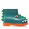 Wellington Melissa - Mini Melissa Rain Boot + Fabula 33676 Orange/Green AF021