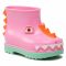 Wellington Melissa - Mini Melissa Rain Boot + Fabula 33676 Green/Pink AF022