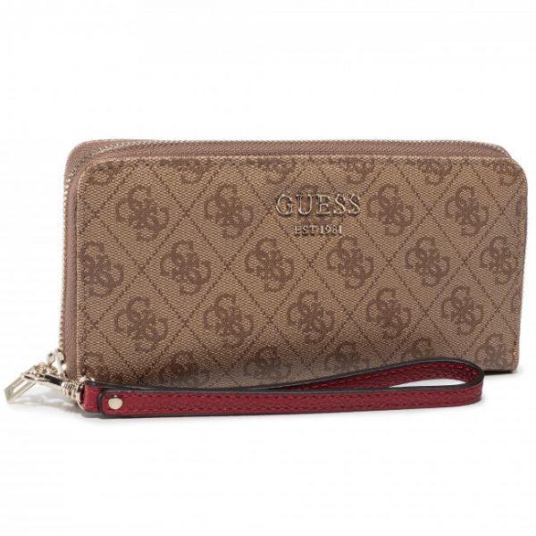 Portafoglio grande da donna GUESS - Vikky (SG) Slg SWSG69 95460 BRO