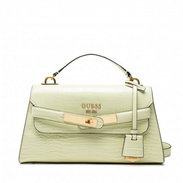 Borsetta Guess - Enisa Top Handle Flap HWCA84 21200 Light Lime Borsetta Guess - Enisa Top Handle Flap HWCA84 21200 Light Lime