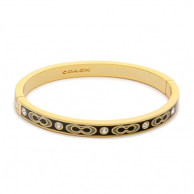 Bracciale COACH - Sig C Stn Hngd Bng 16510 Gold/Black