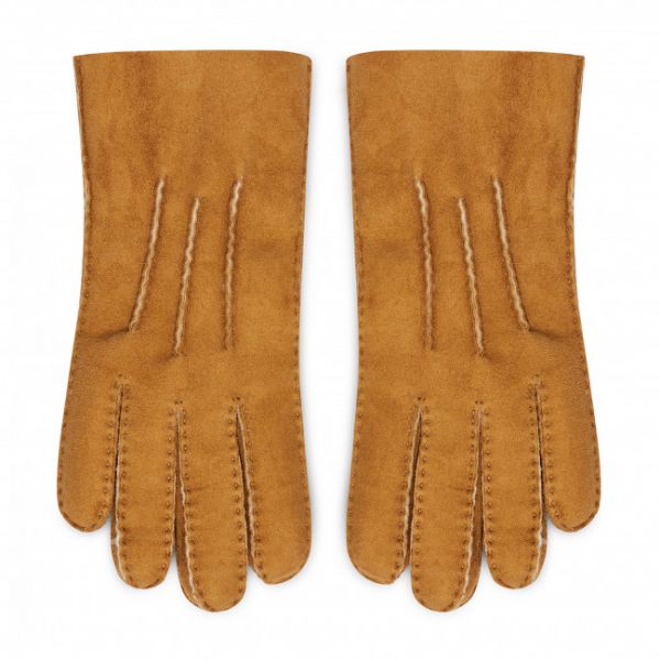 Guanti da uomo Ugg - M Contrast Sheepskin Tech Glv 18712 Chestnut