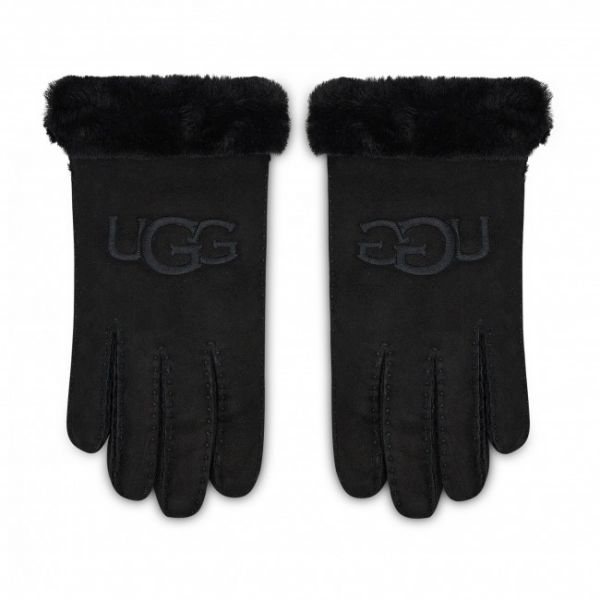 Guanti da donna Ugg - W Sheepskin Embroider Glove 20931 Black Guanti da donna Ugg - W Sheepskin Embroider Glove 20931 Black
