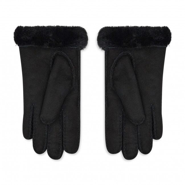 Guanti da donna Ugg - W Sheepskin Embroider Glove 20931 Black