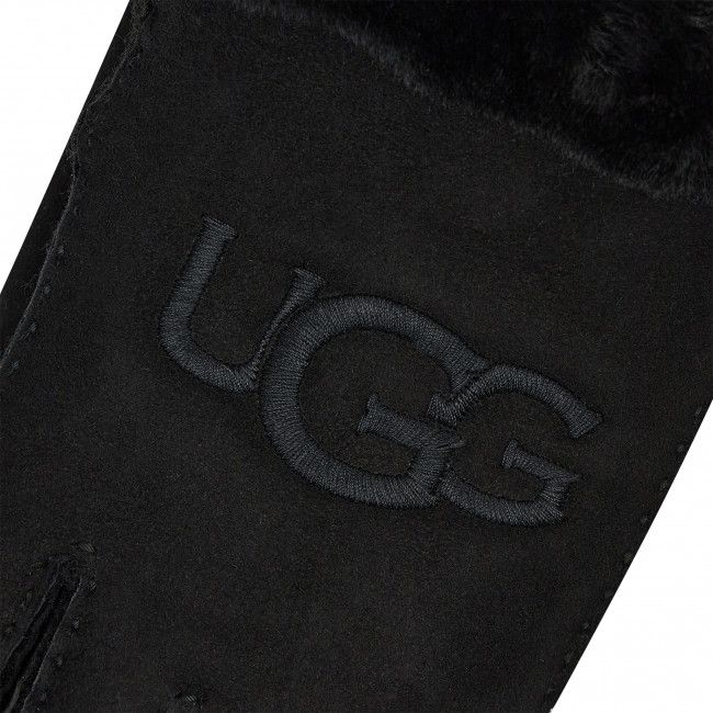 Guanti da donna Ugg - W Sheepskin Embroider Glove 20931 Black