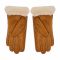 Guanti da donna Ugg - Sheepskin Embroider Glove 20931 Chestnut
