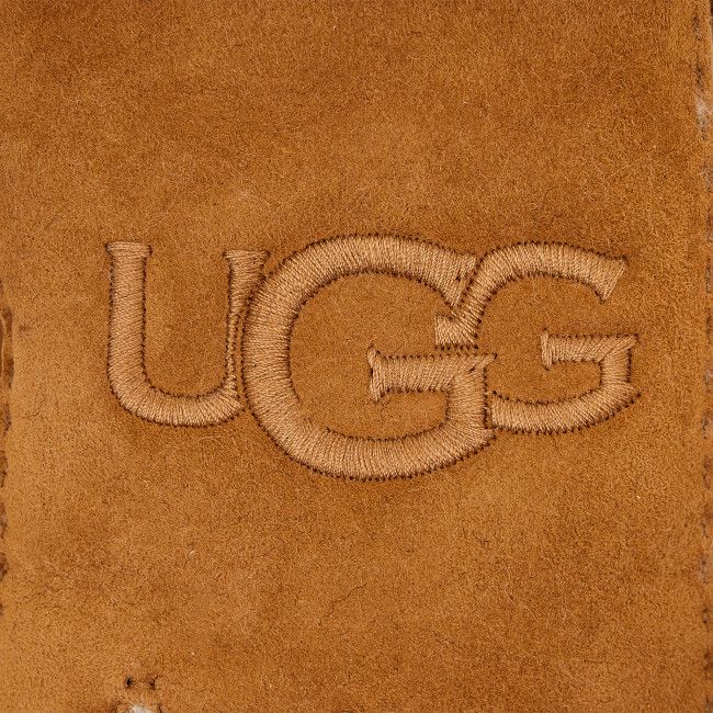 Guanti da donna Ugg - Sheepskin Embroider Glove 20931 Chestnut