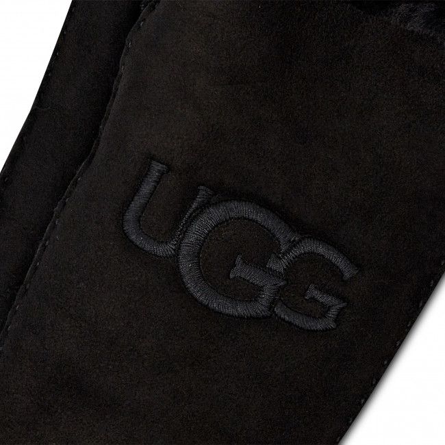 Guanti da donna UGG - Sheepskin Embroider Mitten 20932 Blk