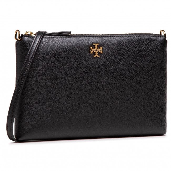 Borsetta TORY BURCH - Kira Pabbled Top-Zip Crossbody 61385 Black 001U