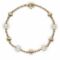 Bracciale Tory Burch - Kira Pearl Chain Bracelet 74071 Tory Gold/Ivory 709