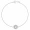 Bracciale Tory Burch - Miller Pave Chain Bracelet Tory 80997 Silver/Crystal