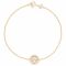 Bracciale TORY BURCH - Miller Pave Chain Bracelet Tory 80997 Gold/Crystal 783