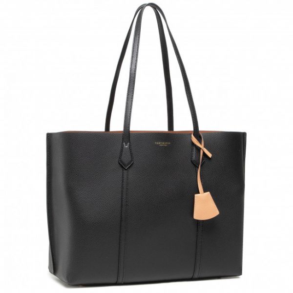 Borsetta TORY BURCH - Perry Triple-Compartment Tote 81932 Black 001 Borsetta TORY BURCH - Perry Triple-Compartment Tote 81932 Black 001