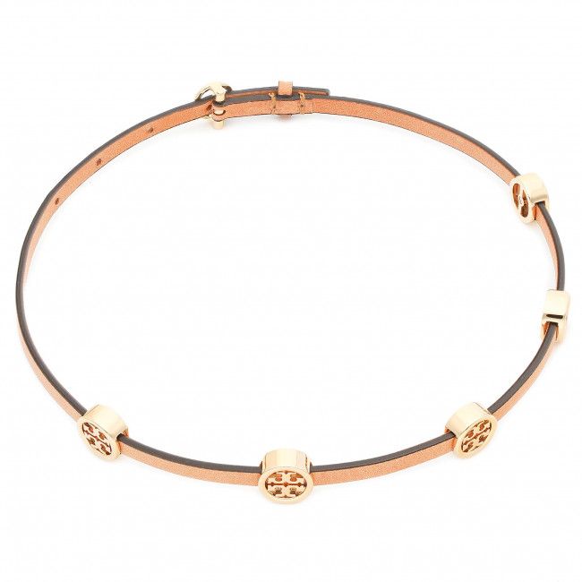 Bracciale Tory Burch - Miller Double-Wrap Bracelet 82720 Tory Gold/Vachetta 244