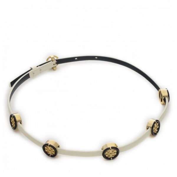 Bracciale Tory Burch - Miller Enamel Double-Wrap Bracelet 82721 Tory Gold/New Ivory/Black