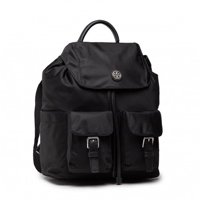 Zaino Tory Burch - Virginia Flap Backpack 85061 Black 001