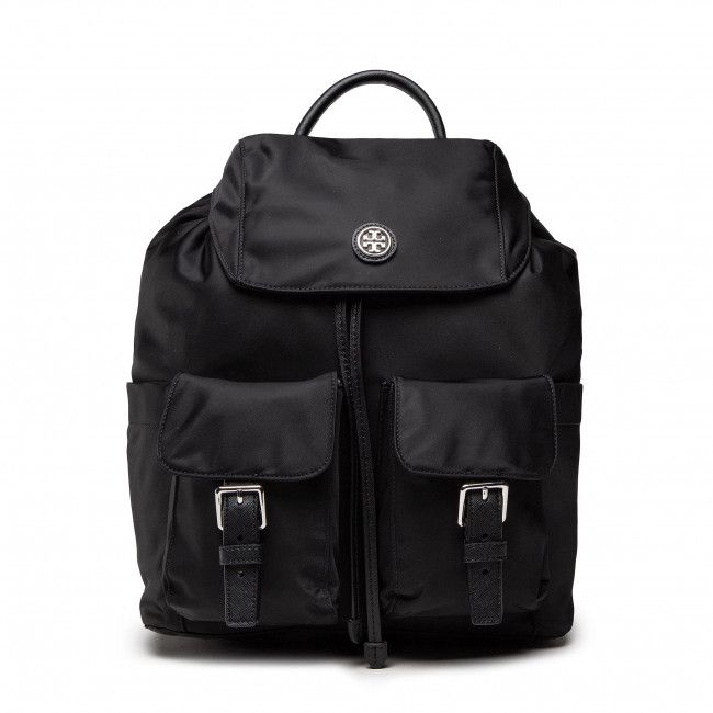 Zaino Tory Burch - Virginia Flap Backpack 85061 Black 001