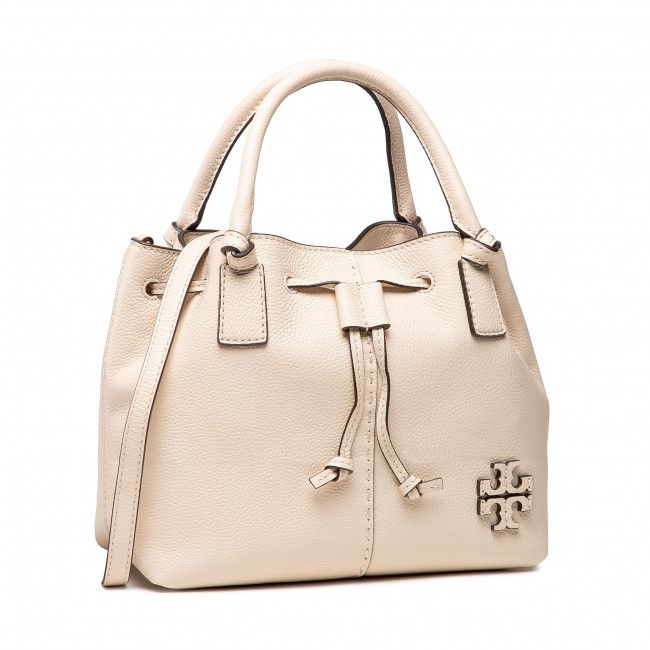 Borsetta TORY BURCH - Mcgraw Small Drawstring Satchel 85119 Brie 724