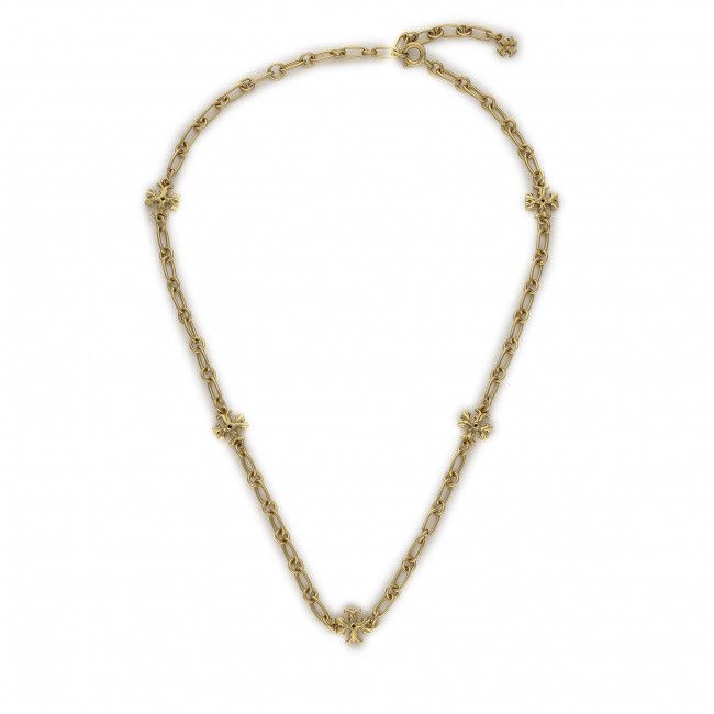 Collana TORY BURCH - Roxanne Chain Delicate Necklace 83341 Rolled Tory Gold 715