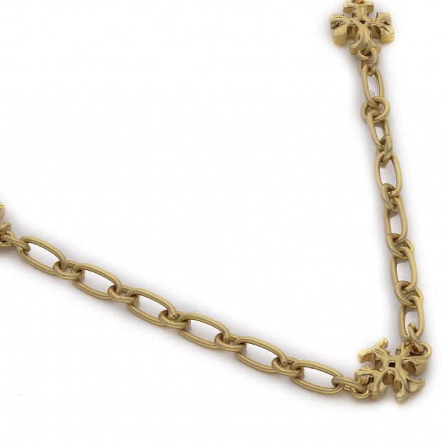Collana TORY BURCH - Roxanne Chain Delicate Necklace 83341 Rolled Tory Gold 715