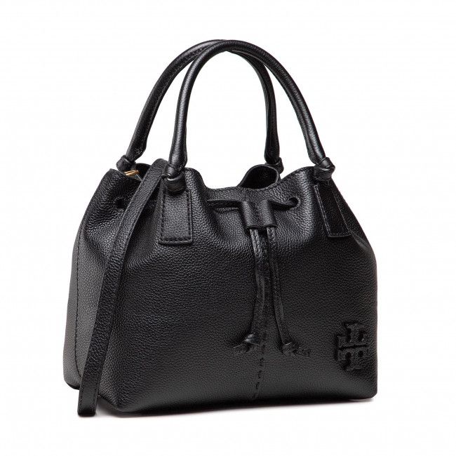 Borsetta Tory Burch - Mcgraw Small Drawstring Satchel 85119 Black 001