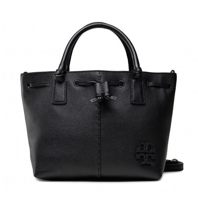 Borsetta Tory Burch - Mcgraw Small Drawstring Satchel 85119 Black 001